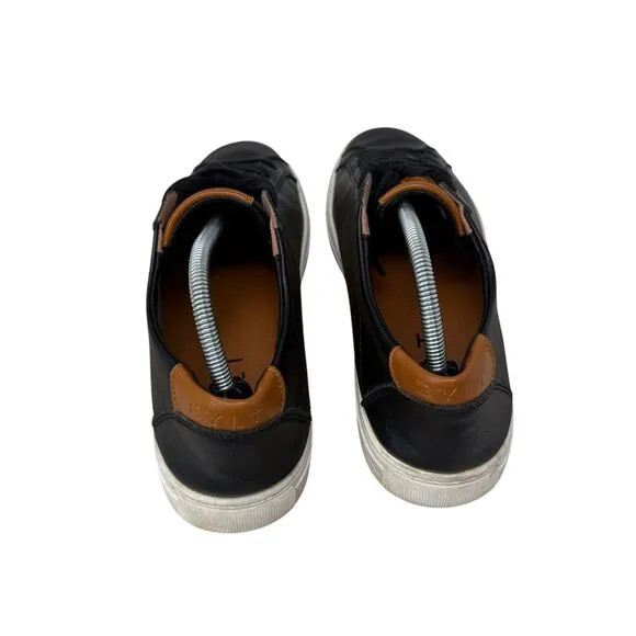 BYLT Everyday Shoes Black Leather Sneakers Office Travel Commuter Mens Size 10.5