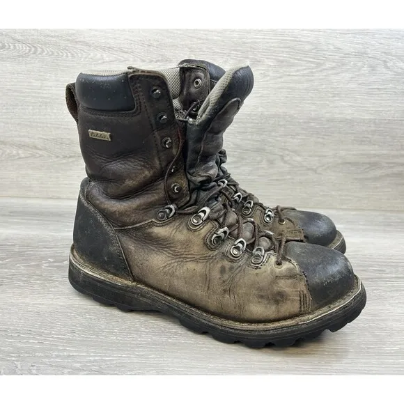 Cabela's Thinsulate Ultra Gore-Tex Mens Snow Boot  US 9 Brown Leather Boots