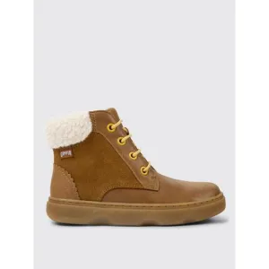 Camper Kido ShearlingLined Boots Kids Brown Footwear