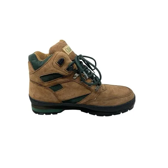 CedarCrest Mens Brown Forrest Green Trekking Boots Size 9 Hiking Cedar Crest