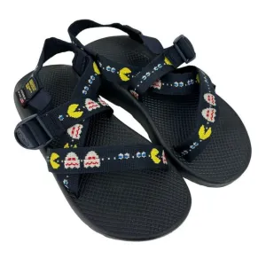 Chaco Men's Classic Sandals Pac-Man Scaredy Ghost Navy Size 9
