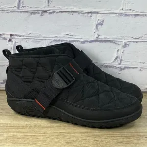 Chaco Ramble Puff Black Ankle Boots Men's Size 11 Slip On Water Resistant Snow