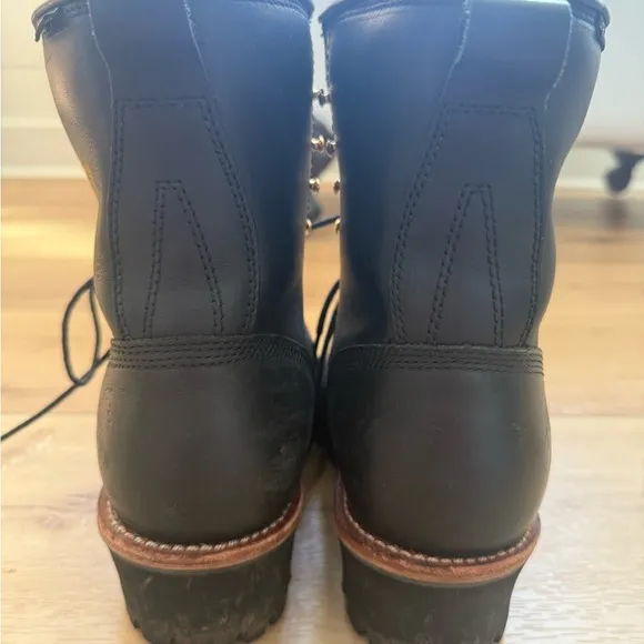 Chippewa Tinsley Black Leather Boots