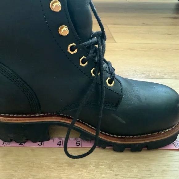 Chippewa Tinsley Black Leather Boots