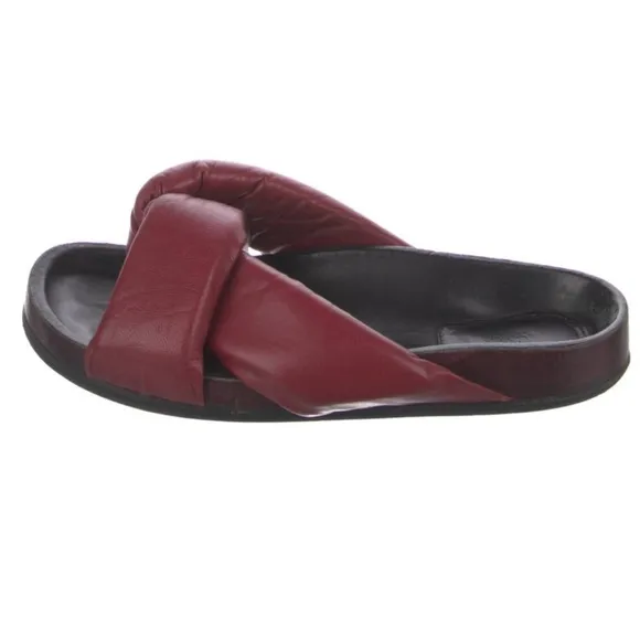 CHLOE ICONIC NOLAN SLIDE FLAT SANDALS SHOES MULES SANDALS  39IT