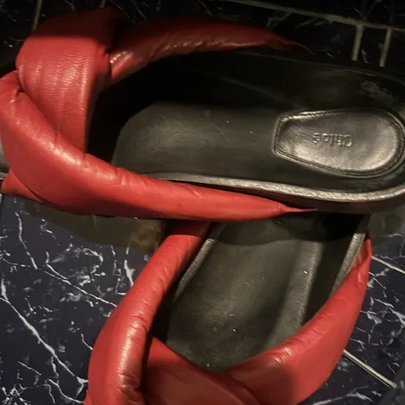 CHLOE ICONIC NOLAN SLIDE FLAT SANDALS SHOES MULES SANDALS  39IT