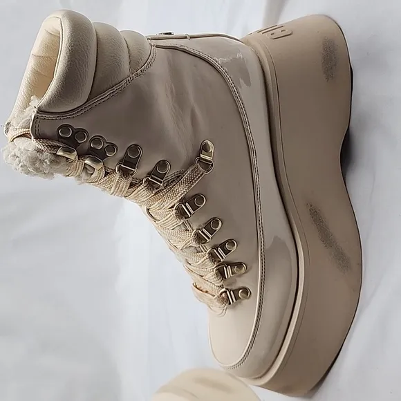 CIRCUS NY●BY SAM EDELMAN●LADIES 6.5●GAIL●DISTRESSED● LACE-UP HIKING BOOTS●NWOB●