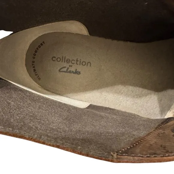 Clarks Bushacre 2  Sz 10 Chukka Desert Boots Brown Leather Shoes 15522