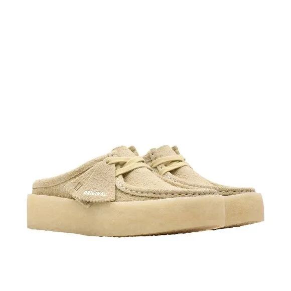 Clarks Womens Wallabee Cup LO Beige Shoes (NWT)