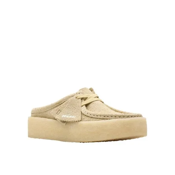 Clarks Womens Wallabee Cup LO Beige Shoes (NWT)