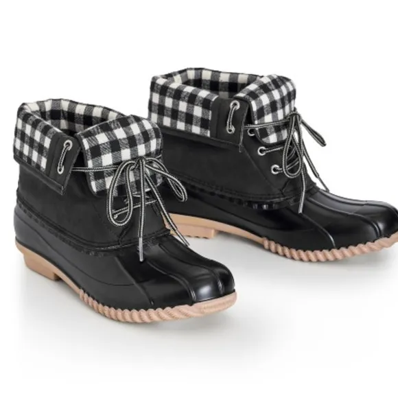 Cloudwalkers WIDE FIT 7W &amp; 10W Fold Over Collar Weather Boots (HY08)