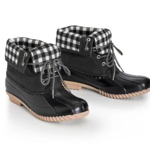 Cloudwalkers WIDE FIT 7W &amp; 10W Fold Over Collar Weather Boots (HY08)