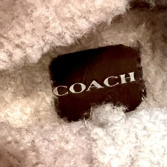 Coach Portia Metallic Pink Winter Boots w/ White Soles Women’s Size 5