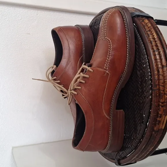 Cole Haan Country Shoes Men’s Sz 11.5 D Walnut Brown Split Toe Oxford Leather