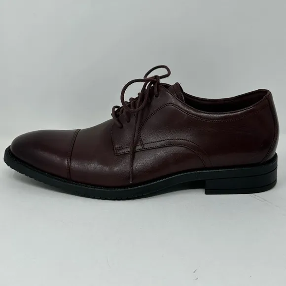 Cole Haan Grand 360 C38445 Mens Sz 7 Burgundy Cap Toe Oxford Shoes