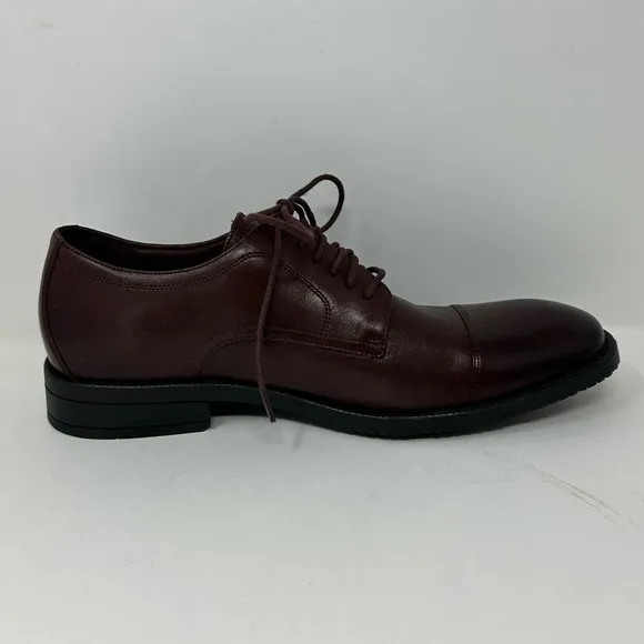 Cole Haan Grand 360 C38445 Mens Sz 7 Burgundy Cap Toe Oxford Shoes