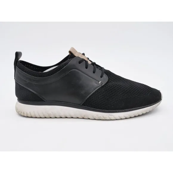 Cole Haan Grand Motion Shoes Mens 11.5 Black Knit Stitchlite Sneaker Grand.OS
