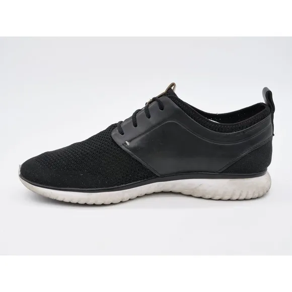 Cole Haan Grand Motion Shoes Mens 11.5 Black Knit Stitchlite Sneaker Grand.OS
