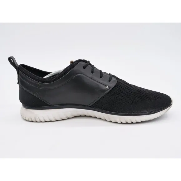 Cole Haan Grand Motion Shoes Mens 11.5 Black Knit Stitchlite Sneaker Grand.OS