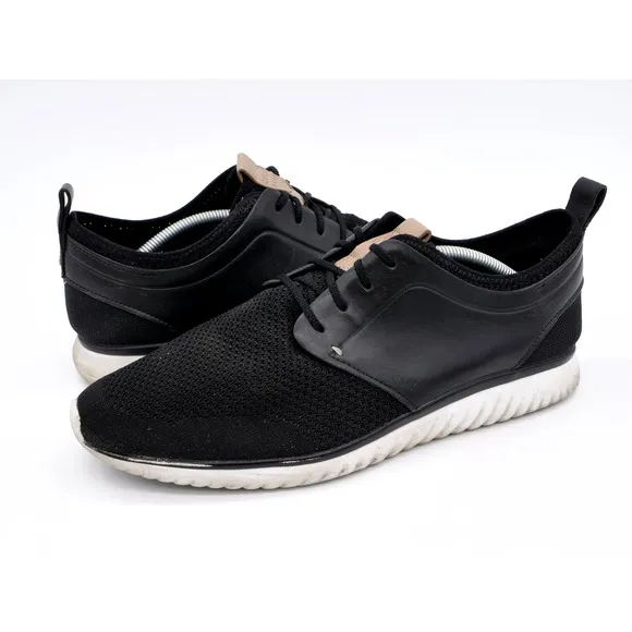 Cole Haan Grand Motion Shoes Mens 11.5 Black Knit Stitchlite Sneaker Grand.OS