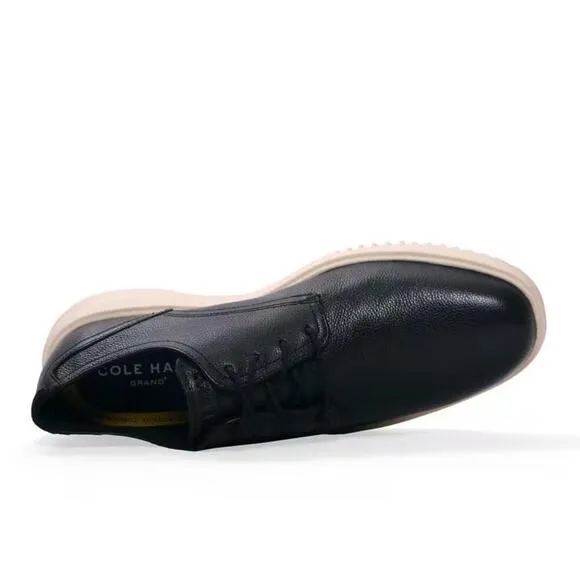 Cole Haan Grand Oxford Men's 11.5 Black Leather Plain Toe Dress Shoes ZPO1735