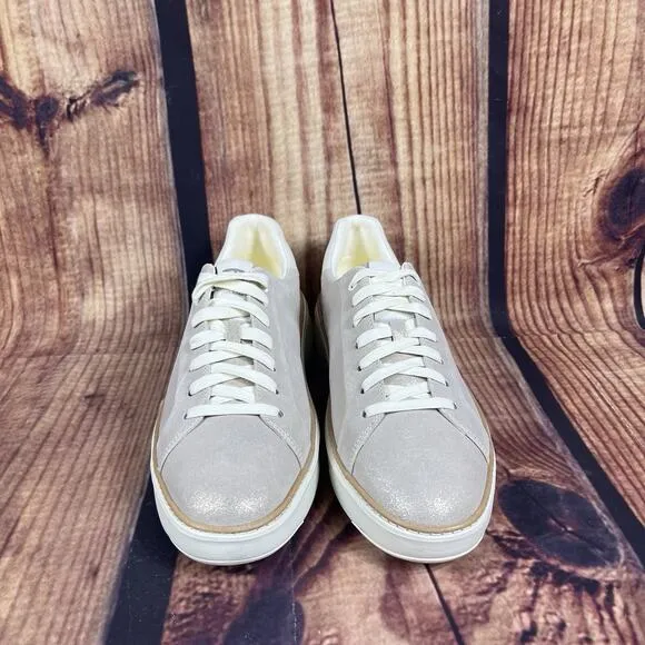 Cole Haan Grandpro TopSpin Sneaker White Dove Metallic Men’s 10.5 GP Low Shoes