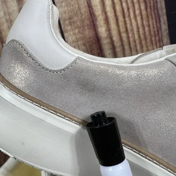 Cole Haan Grandpro TopSpin Sneaker White Dove Metallic Men’s 10.5 GP Low Shoes