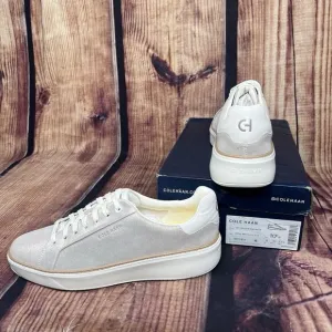 Cole Haan Grandpro TopSpin Sneaker White Dove Metallic Men’s 10.5 GP Low Shoes
