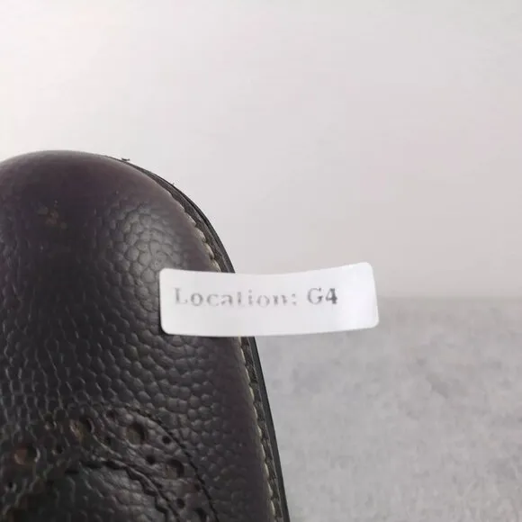 Cole Haan LunarGrand Mens Size 11.5 Shoes Brown Leather Wingtip Oxford Lace Up