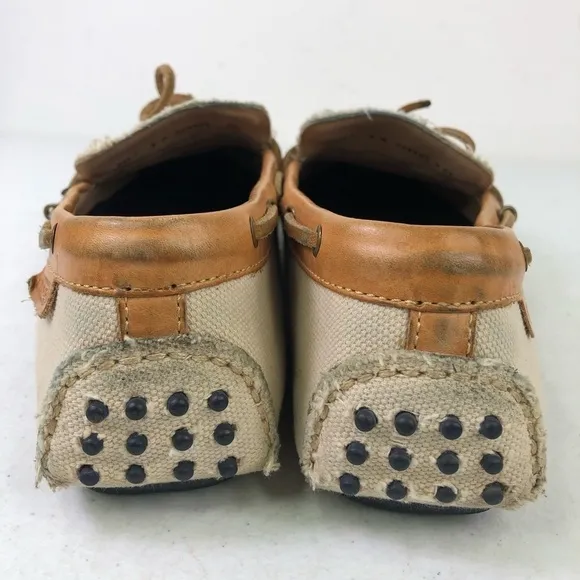 Cole Haan Nike Air Limited Edition Canvas Leather Driving Loafer Shoes