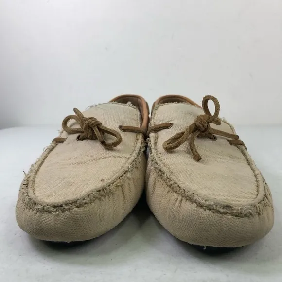 Cole Haan Nike Air Limited Edition Canvas Leather Driving Loafer Shoes
