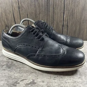 Cole Haan Original Wingtip Oxford Shoes US Black Leather C26469 Men’s Size 10.5M
