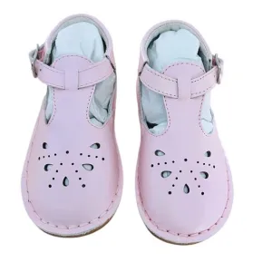 Cole Haan Pink Leathe Baby  Shoes Size 6 New In Box
