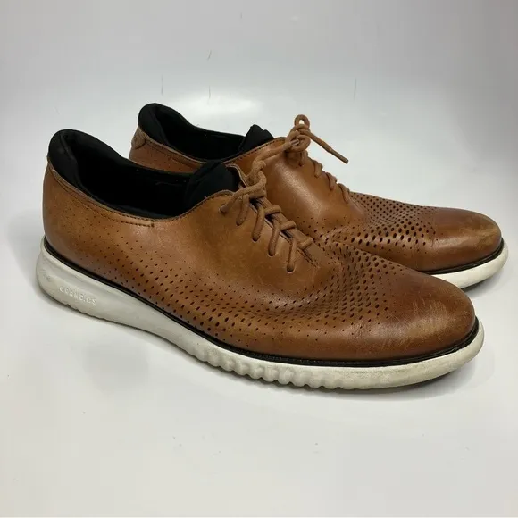 Cole Haan zero grand brown leather Oxford shoes size 11