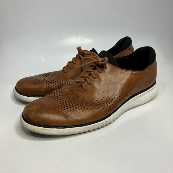 Cole Haan zero grand brown leather Oxford shoes size 11