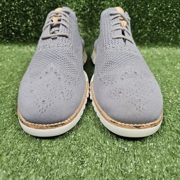 Cole Haan Zerogrand Grey Wingtip Stitchlite Oxford Shoes C24944 Mens Size‎ 10