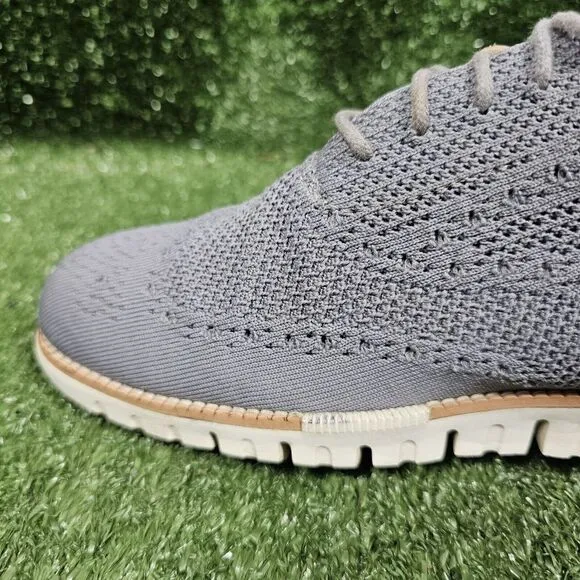 Cole Haan Zerogrand Grey Wingtip Stitchlite Oxford Shoes C24944 Mens Size‎ 10