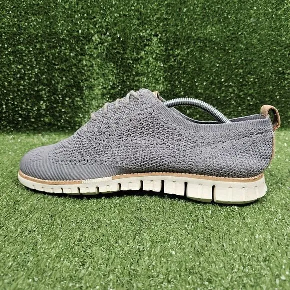 Cole Haan Zerogrand Grey Wingtip Stitchlite Oxford Shoes C24944 Mens Size‎ 10