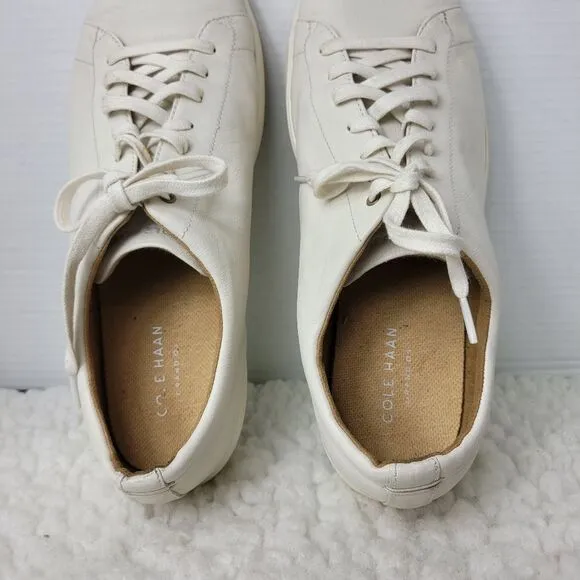 Cole Haan Grand Crosscourt II Men's Sneaker Size 13 C26515 White Leather Shoes