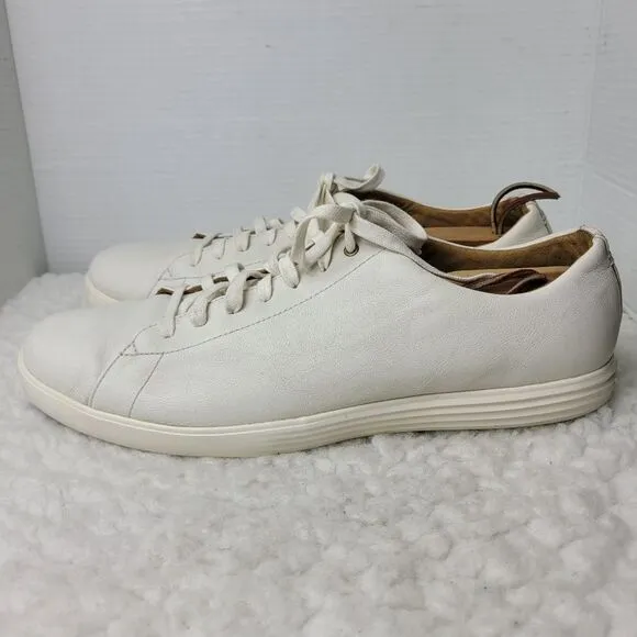 Cole Haan Grand Crosscourt II Men's Sneaker Size 13 C26515 White Leather Shoes