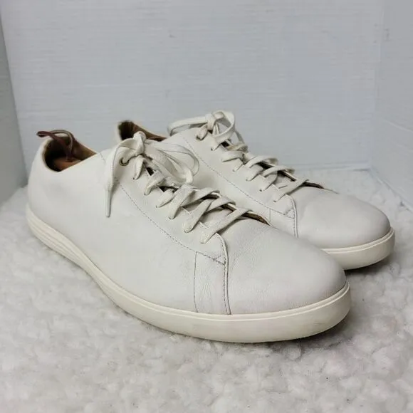 Cole Haan Grand Crosscourt II Men's Sneaker Size 13 C26515 White Leather Shoes