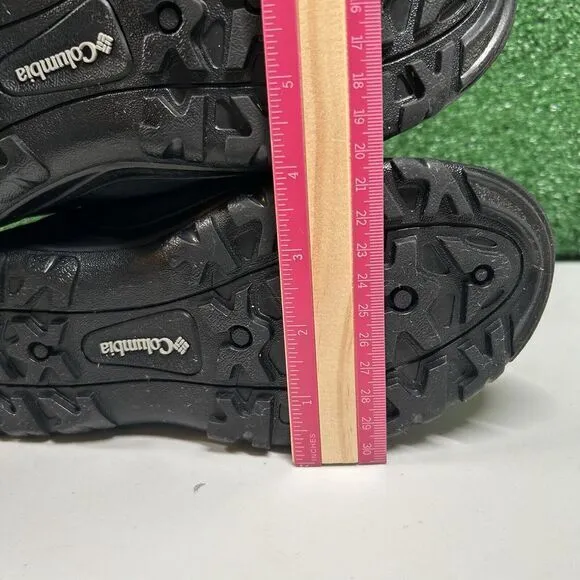 Columbia Ice Maiden II Boots‎ Womens 7 M Black Leather Snow Winter Warm Outdoor
