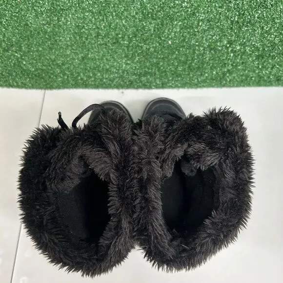 Columbia Ice Maiden II Boots‎ Womens 7 M Black Leather Snow Winter Warm Outdoor