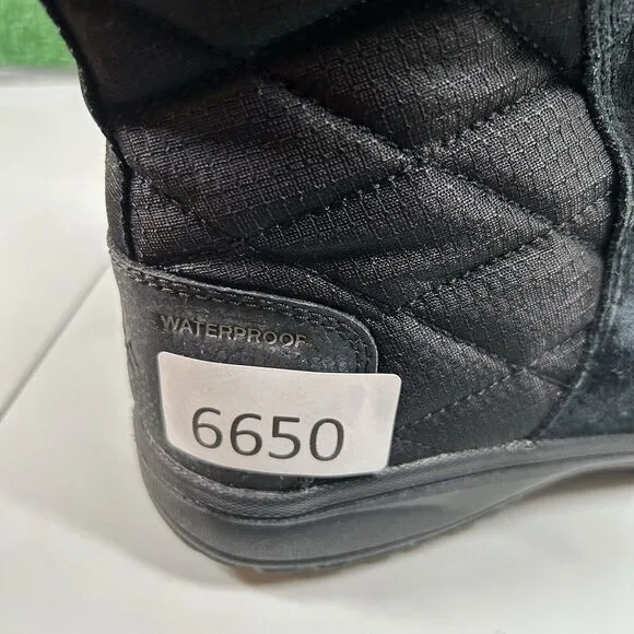 Columbia Ice Maiden II Boots‎ Womens 7 M Black Leather Snow Winter Warm Outdoor