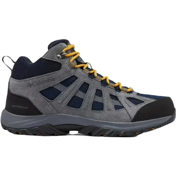 Columbia Mens Redmond III Mid Hiking Boots Walking Shoe Waterproof Brown Size 11