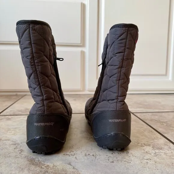 Columbia Minx Slip Omni-Heat Cold Weather Winter Snow Boots Gray Size 9.5