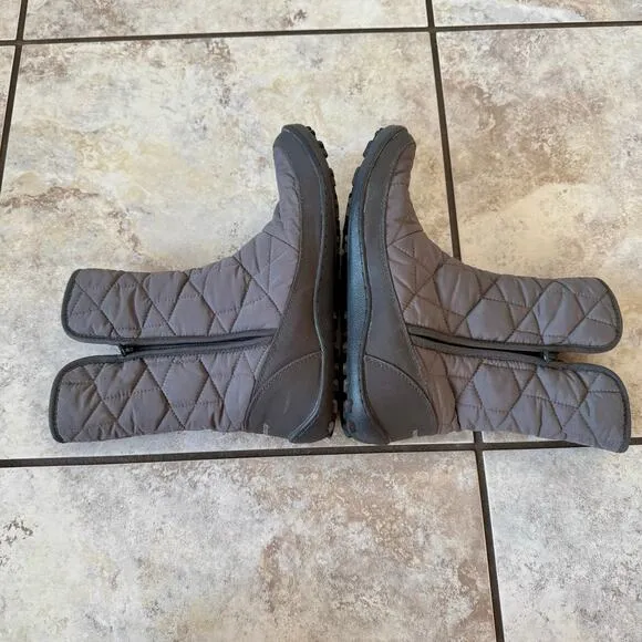 Columbia Minx Slip Omni-Heat Cold Weather Winter Snow Boots Gray Size 9.5