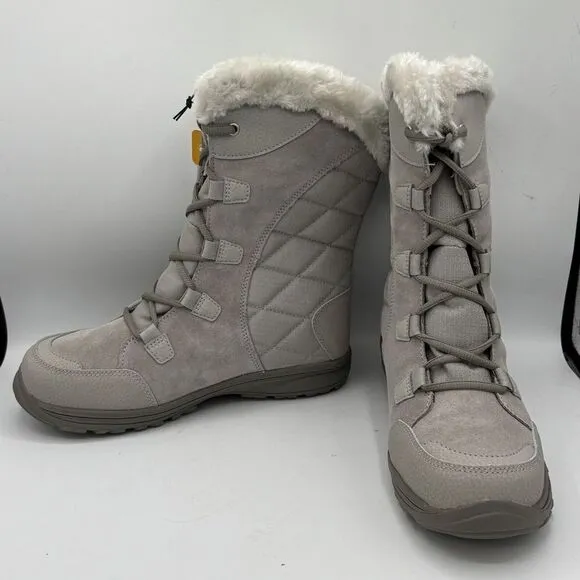 Columbia Womens Ice Maiden II Snow Boot Gray Size 8.5 New