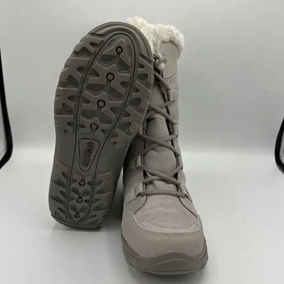 Columbia Womens Ice Maiden II Snow Boot Gray Size 8.5 New