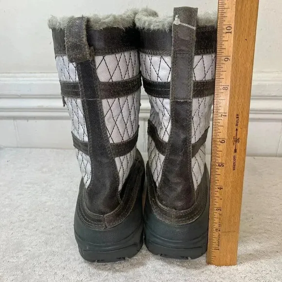 Columbia Womens Omniheat Techlite BL 1511035 Waterproof Boots Size 6 Gray FA GDD